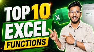 Top 10 Most Important Excel Formulas | Excel Formula & Function | Excel