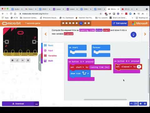 Makecode 7 Seconds Game Tutorial