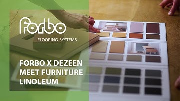 Forbo Flooring x Dezeen - Meet our Furniture Linoleum | Forbo Flooring Systems