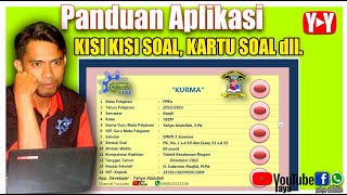 Panduan Aplikasi Kisi2 Soal, Kartu Soal, dll