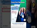 Show Heading on Every Printed Page in Excel | Print Titles Made Easy- हर पेज पर हेडिंग दिखाएँ।