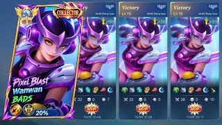 FORMER GLOBAL WANWAN DESTROYED ENEMIES IN NEW MLBB RISING LEAGUE‼️ (back to meta?) screenshot 5