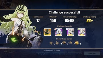 [Honkai Impact 3] Elysian Realm (v5.4) - Infinite Ouroboros - Sequence: Real 150D, 17F