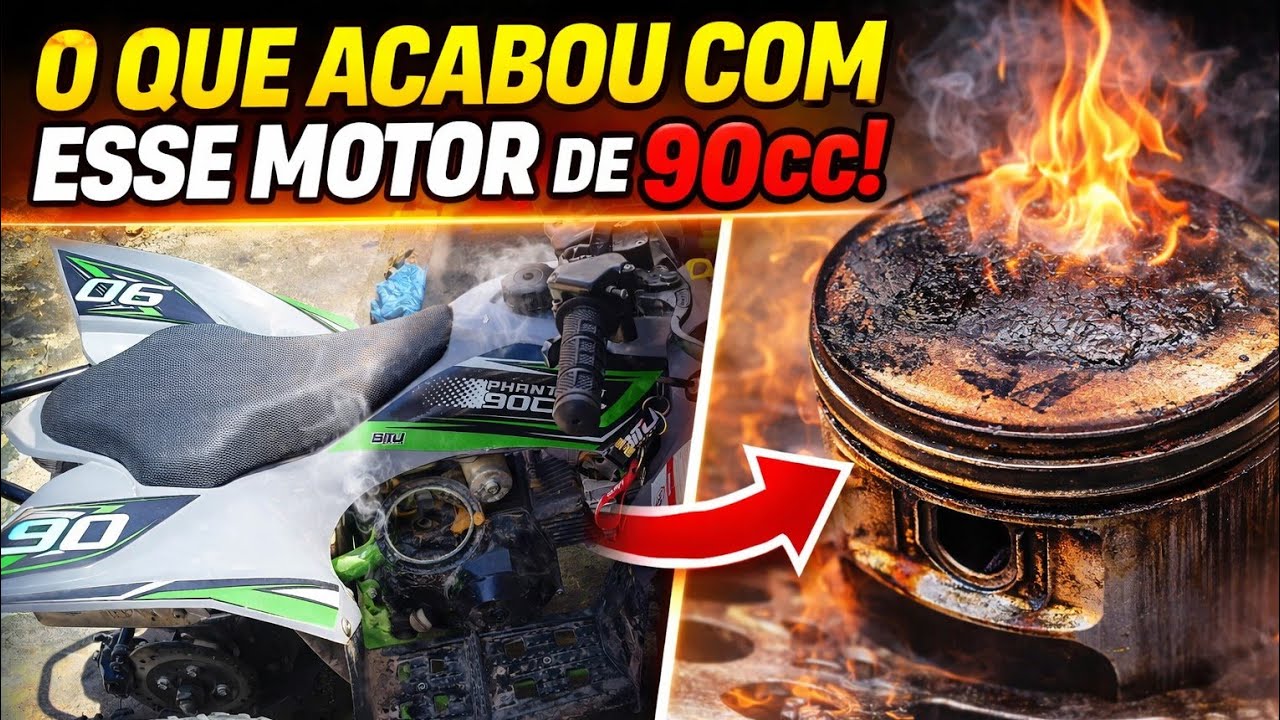 Motor de quadriciclo com barulho estranho, tudo por causa disso