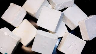Soft plain blocks + dyed blocks ll soft , fluffy , crispy gym chalk ASMR screenshot 3