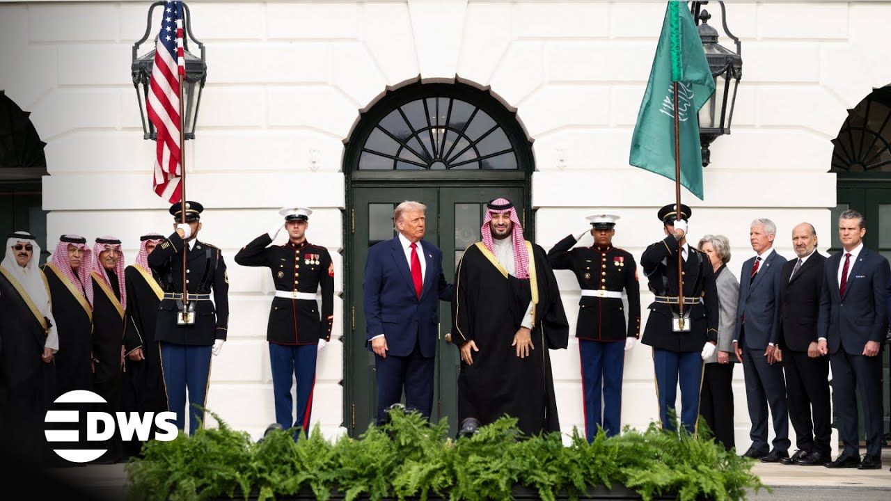 FULL Arrival & Historic Welcome: Trump Greets Saudi Crown Prince MBS ...