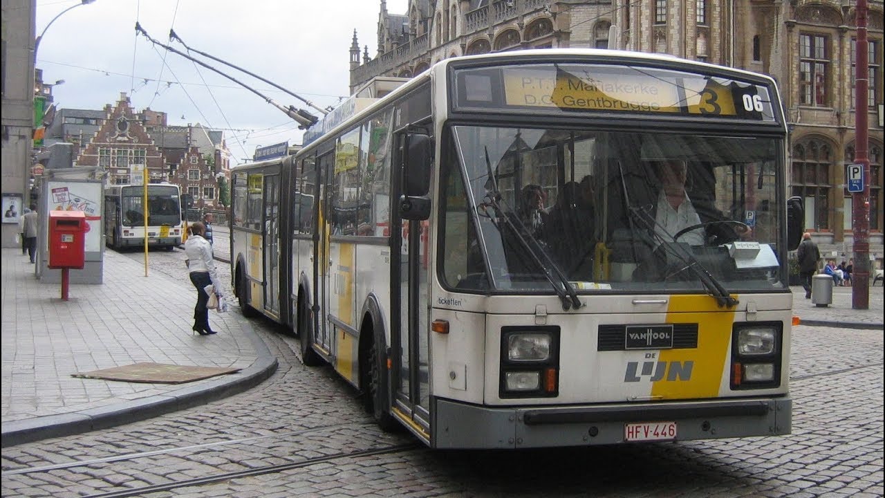 Treinen, Trams en (Trolley)bussen in Gent in 1999 YouTube