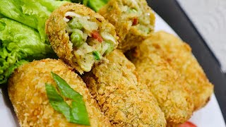 Potato Veg Rolls/ Potato Croquettes/ #shorts