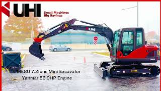 NEW ! UME80 Mini Excavator 15,880 lbs. Yanmar Engine