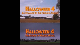 Halloween 4 Opening Les Then And Now Side-By-Side Comparison