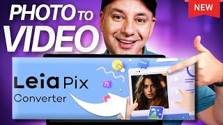 convert  Any Picture into a Video Animation with Ai for Free - LeiaPix Tutorial screenshot 4