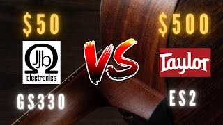 Can you tell the difference? GS330 install in a GS Mini Spruce | comparison ES2 GS Mini-e Koa Plus