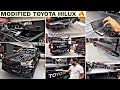 Toyota Hilux Modified 🔥 Hilux Modifications 😱 Hilux Roll bar , Shutter , Hilux GR Kit , Metal Bumper
