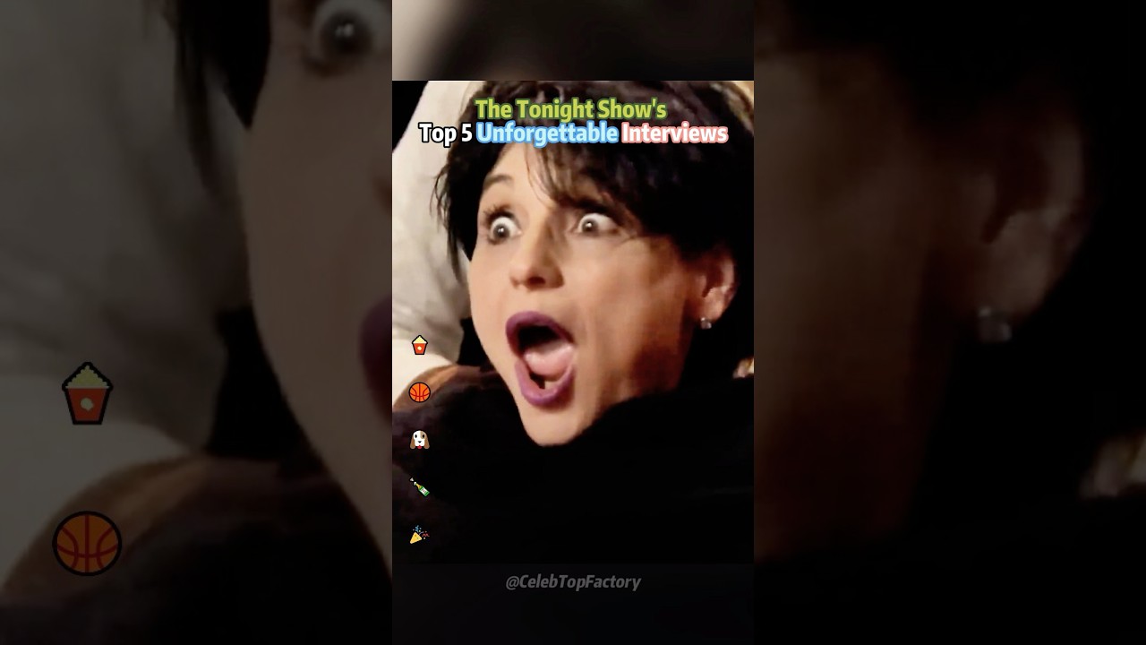 The Tonight Show's Top 5 Unforgettable Interviews#Interviews#usa#shorts#celebrity#TheTonightShow
