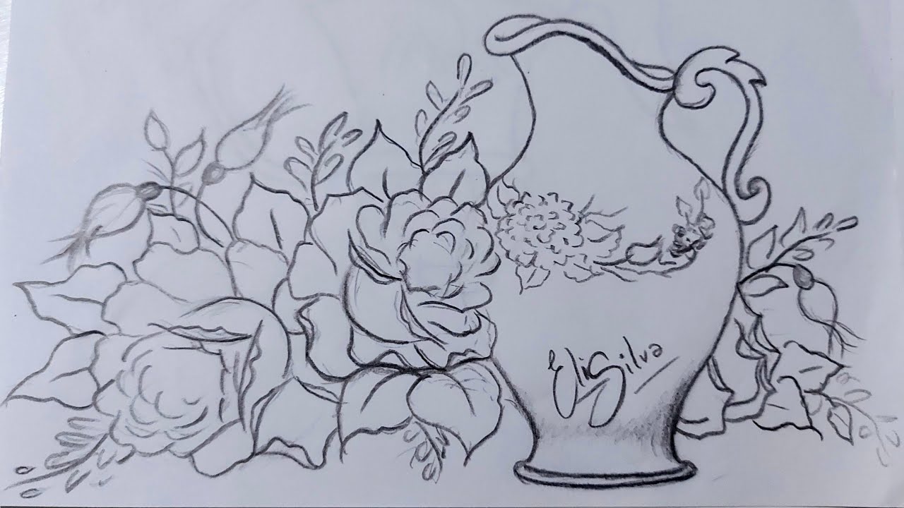 14 - Desenho para pintura em tecido 