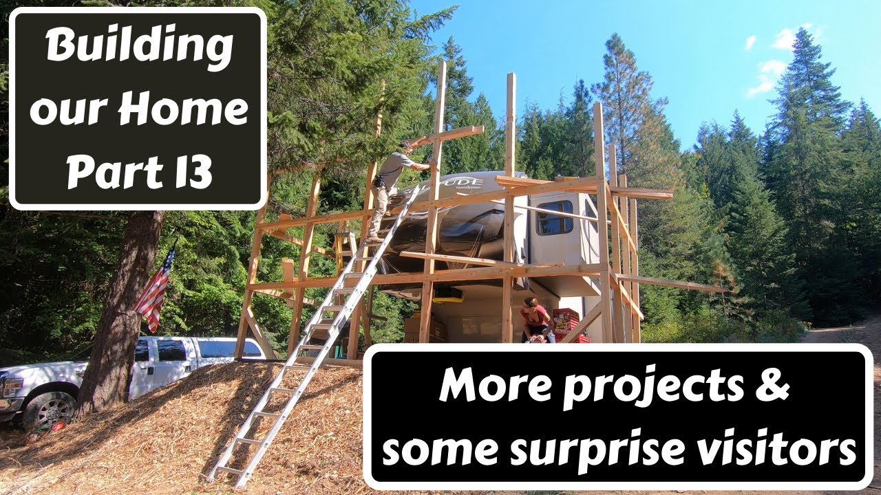 Starting a building built around the RV (Building our Home (Part13))