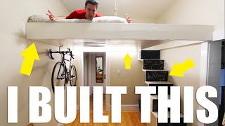 DIY Loft Bed and Staircase Build With $Free.99 Plans