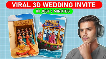 How to Make Viral 3D Video Invites Using AI ✨ | Trending Instagram Reel Tutorial (Step-by-Step)