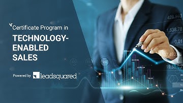 Certificate Program in Technology-enabled Sales