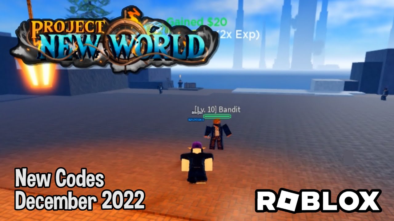 Roblox Project New World New Codes December 2022 