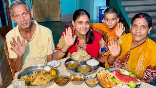 Restaurant Food Vs  Homemade Food Vs Healthy Food Eating With My MAA BABA ft. Eating With Madhu
