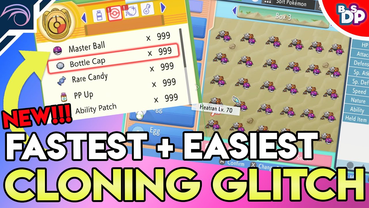 NEW GLITCH FASTEST WAY TO CLONE POKEMON ITEMS In Brilliant Diamond new-glitch-fastest-way-to-clone-pokemon-items-in-brilliant-diamond