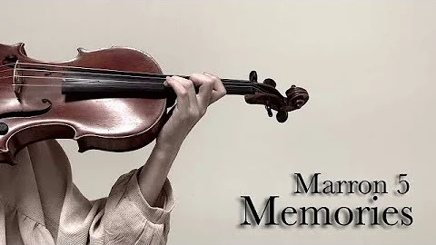 Memories - Maroon 5 - Violin Cover