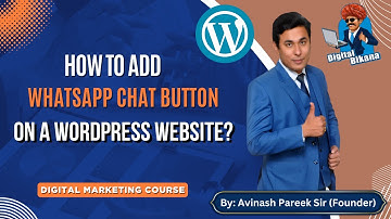 How to add Whatsapp button on Wordpress Website?