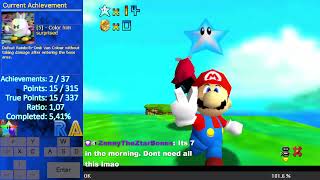 Star Revenge 7 RetroAchievements
Still one of the most fun hacks out there, since it has some pretty fun movement. Also one of the only sm64 hack RA sets, which has a missable achievement. Of course I didnt see it when starting the set, so I had to get it at the very end. Star Revenge 7 RetroAchievements