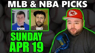 MLB & NBA Picks with Kyle Kirms | Sunday April 19th