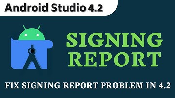 generate SHA1 key in latest android studio 4.2 2021 | #singingReport not showing solved #SHA1
