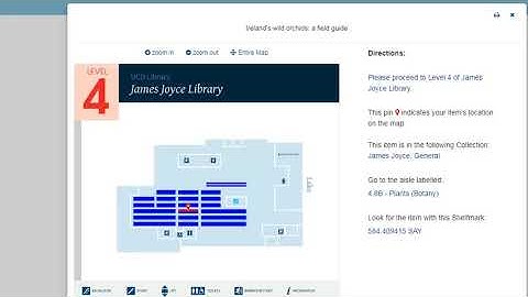 UCD Library Map for Books
