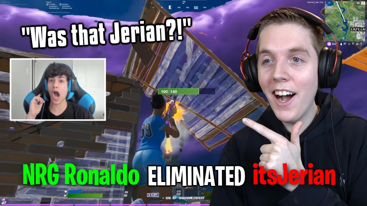 Reacting To YouTubers Eliminating Me In Fortnite! (ft. NRG Ronaldo)