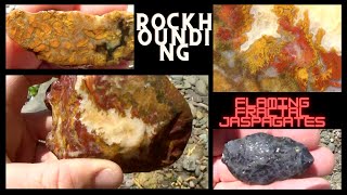 Hunting The Flaming Fractal Jaspagates - Rockhounding  Q.4 T.  # 512 By : Quest For Details