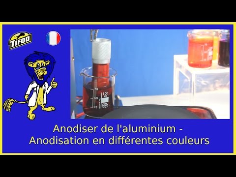 Comment anodiser de l'aluminium en différentes couleurs