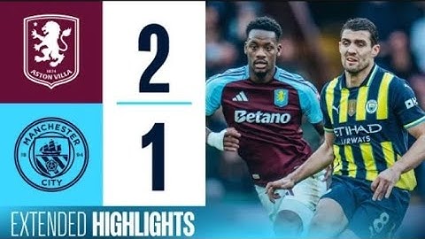 EXTENDED HIGHLIGHTS | Aston Villa 2-1 Man City | Duran, Rogers & Foden goals