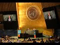 Выступление Яны Панфиловой на открытии Совещания высокого уровня Генассамблеи ООН по СПИДу