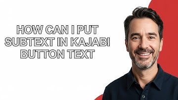 How Can I Put Subtext In Kajabi Button Text - KevinHowTo