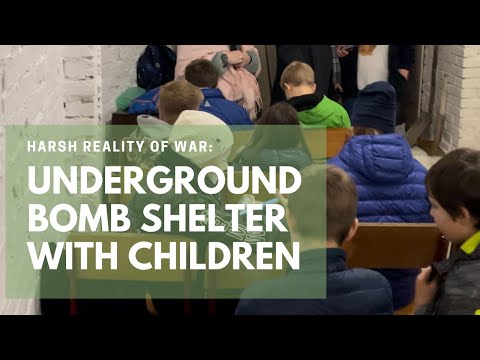 Spend an Afternoon in a Bomb Shelter with Ukrainian School Children