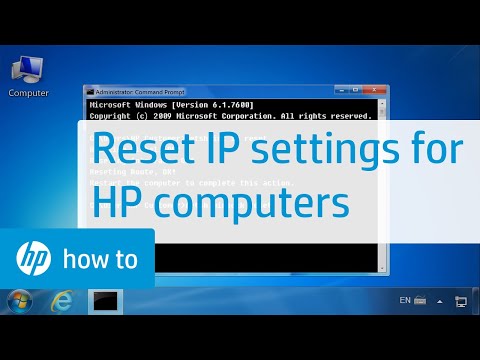 Resetting Internet Protocol (IP) Settings | HP Computers | HP hqdefault