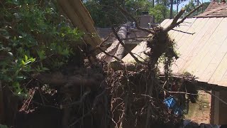 Storm damage in Spring, The Woodlands | Houston, Texas weather