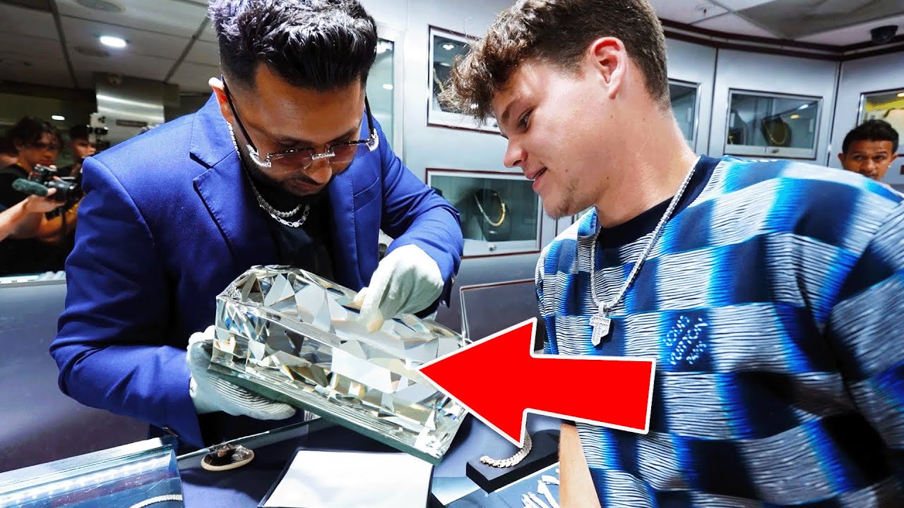 View of Jack Buys The World's Biggest Diamond Pendant - YouTube