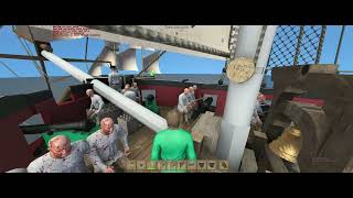 Medieval Engineers NPC ship test