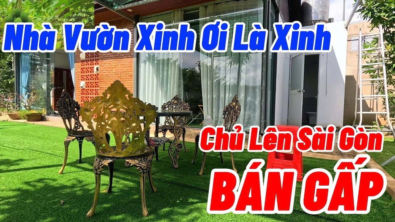Nhà Vườn Xinh Quá, 1 Gia Đình Nhỏ hoặc Người Độc Thân Ở Thì Tuyệt Vời Luôn | NHÀ ĐẤT ĐỒNG NAI GIÁ RẺ