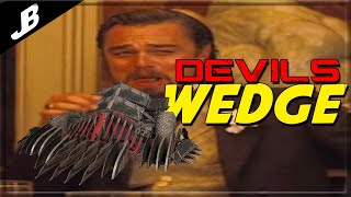 Devils Wedge mk.3 The ULTIMATE wedge build with mace shotguns - Crossout Gameplay