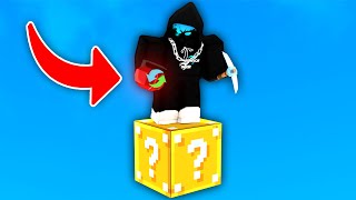 I can only get ONE lucky block in Roblox Bedwars..