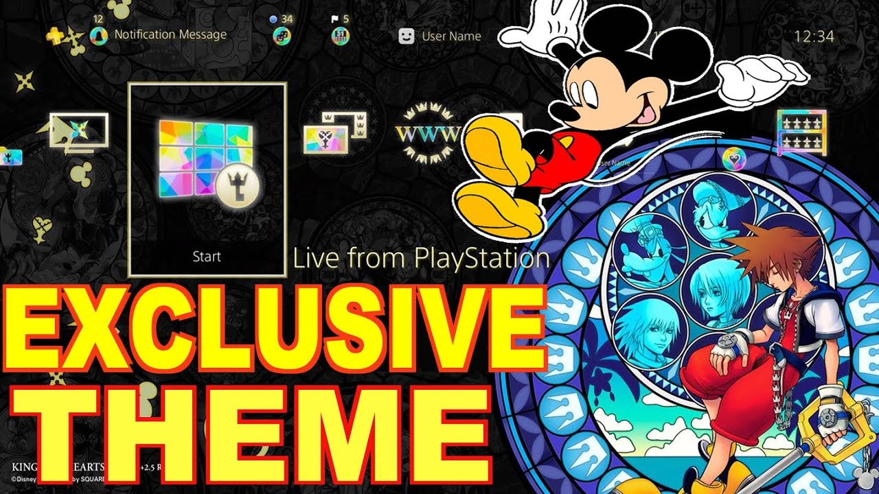 Kingdom Hearts Hd 1 5 2 5 Remix Exclusive Theme Youtube