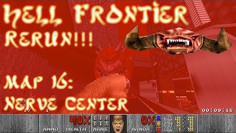 Doom 2: Replay of : Hell Frontier by ViolentBeetle - Map 16: Nerve Center - UV - @sandwedge visits