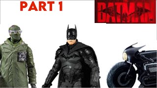 Review mcfarlane toys FROM THE BATMAN 2022 ( the riddler , The Batman , Batcycle )  PART 1 indonesia