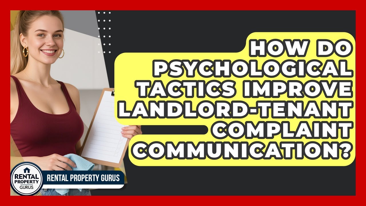 How Do Psychological Tactics Improve Landlord-tenant Complaint Communication?